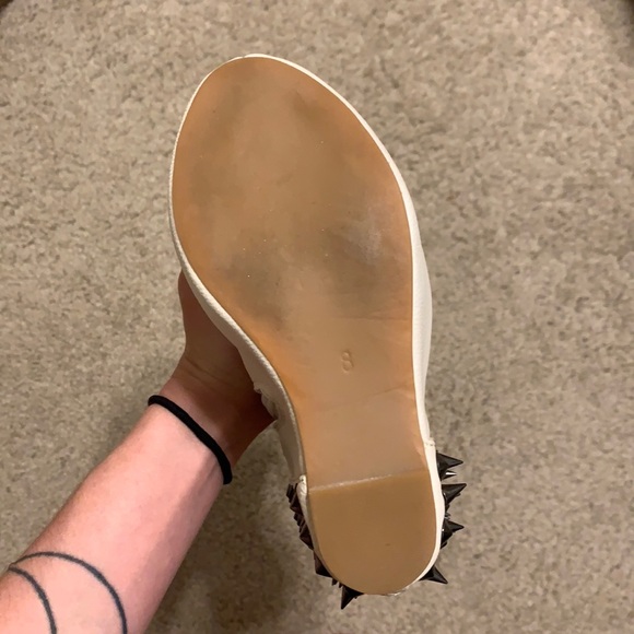 Jeffrey Campbell Damsel SP White Black Size 8 - With Box & Replacement Spikes - Picture 4 of 9